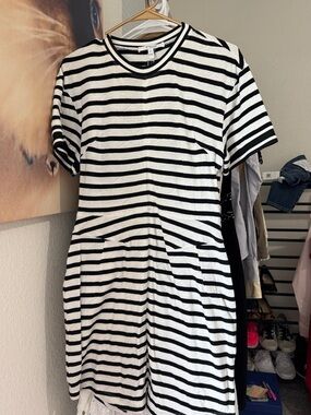 Derek Lam 10 Crosby Striped Dress Sz Medium